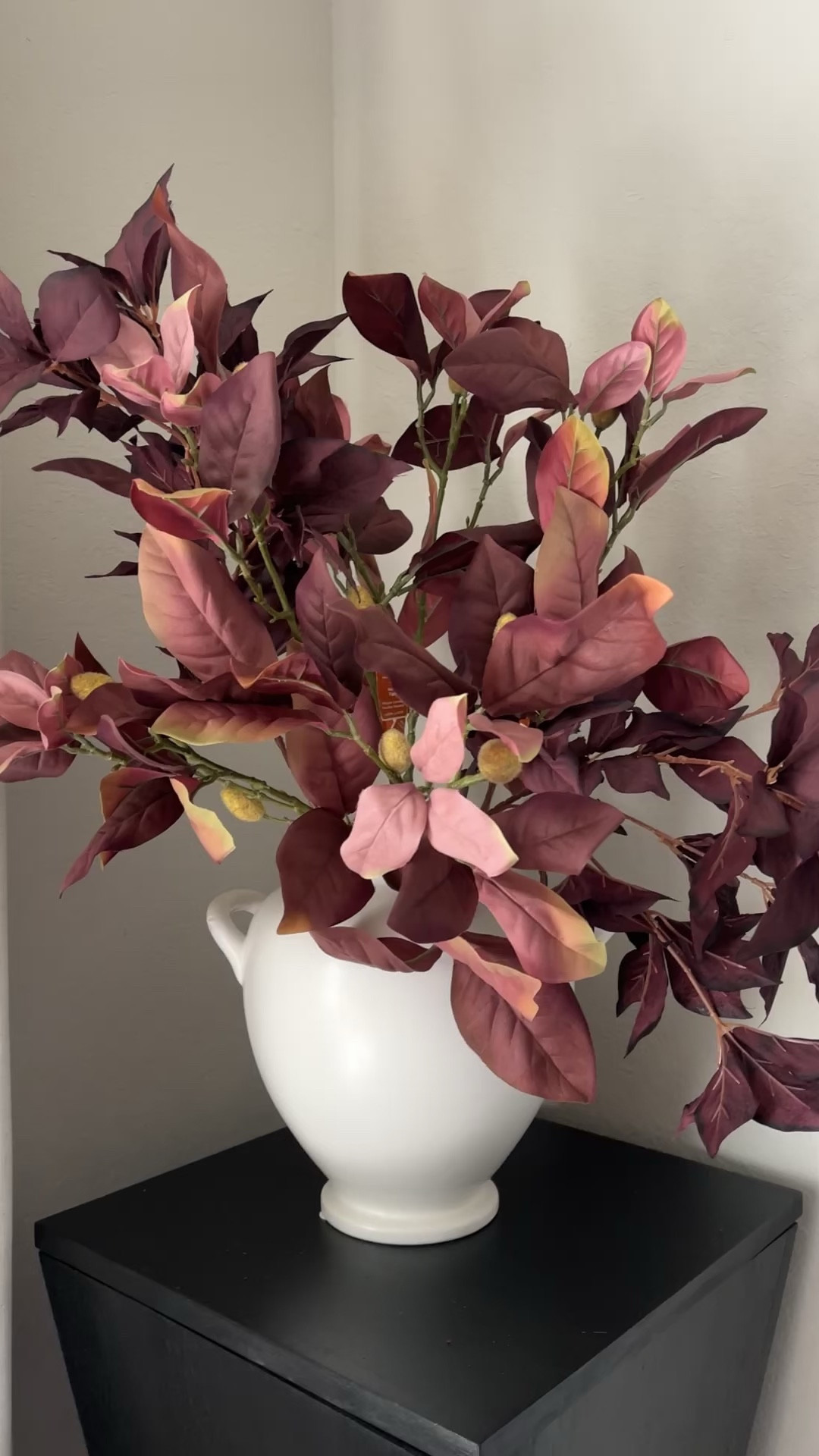 Burgundy and plum faux fall branches and stems - inexpensive autumn and fall home decor 

#LTKFallSale #LTKHome