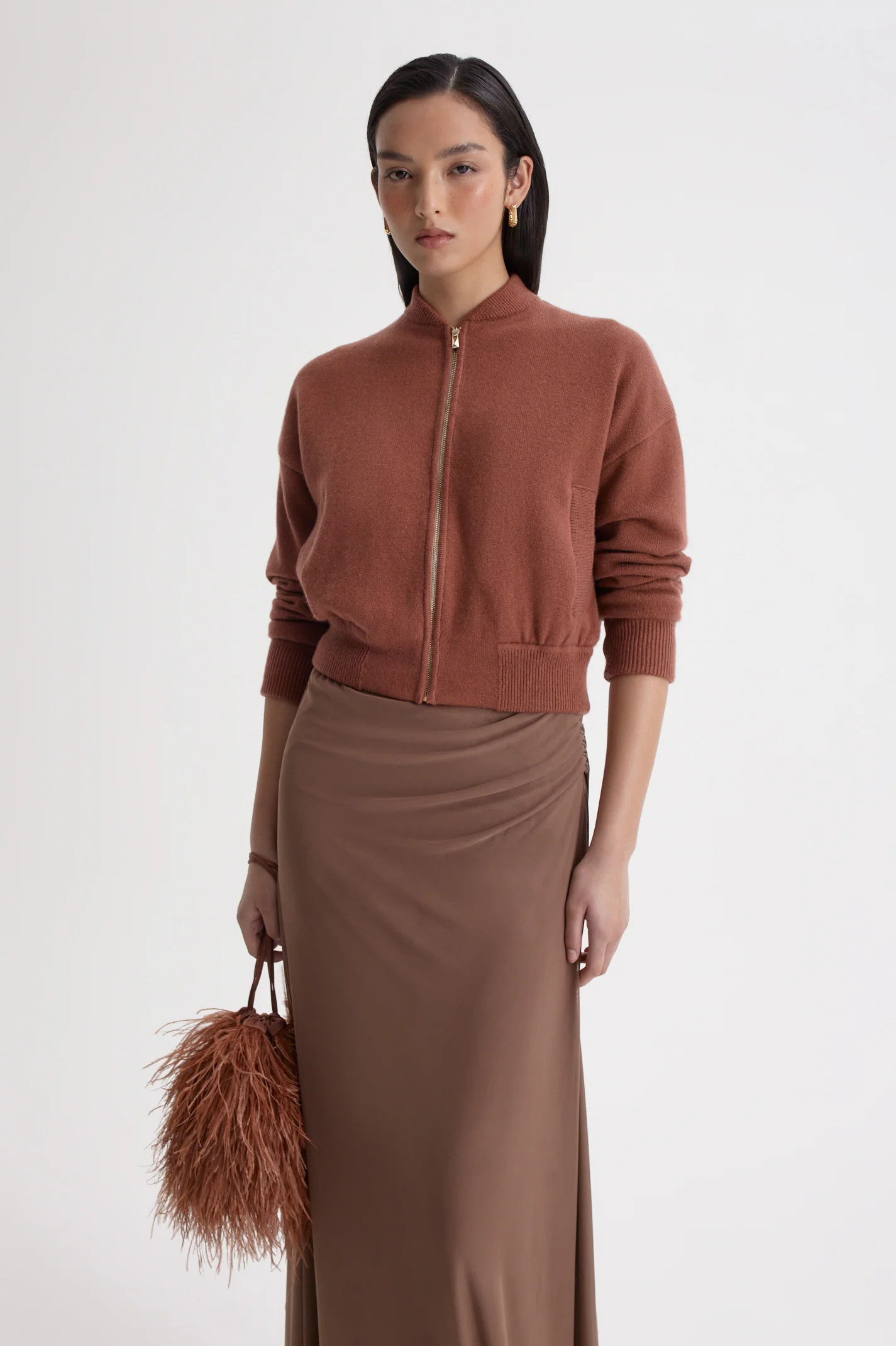 CASHMERE BOMBER - SPICE - Scanlan Theodore | Scanlan Theodore