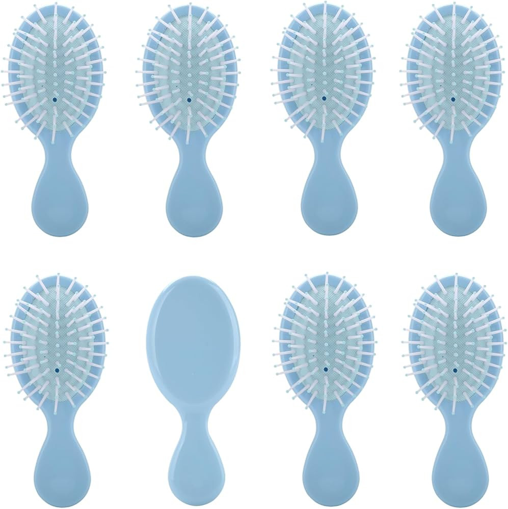 Bridesmaid Proposal Gifts 8 Pieces Mini Dry and Wet Travel Detangling Brush, Bachelorette Party A... | Amazon (US)