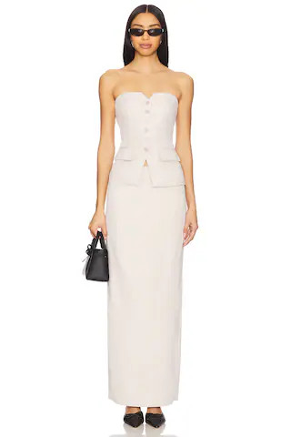 ALL THE WAYS Marta Skirt Set in Stone from Revolve.com | Revolve Clothing (Global)