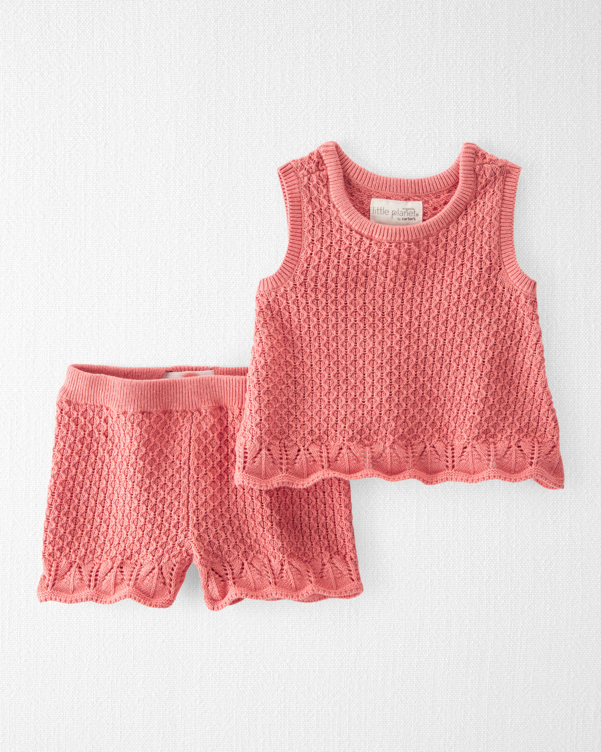Baby Girl 2-Piece Organic Cotton Sweater Knit Set - Little Planet | Carter's | Carter's Inc