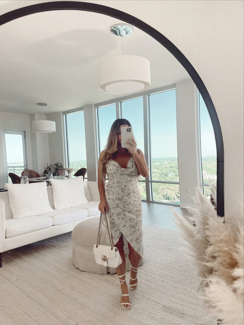 Speaking Softly Dress in Mist | lauren nicole