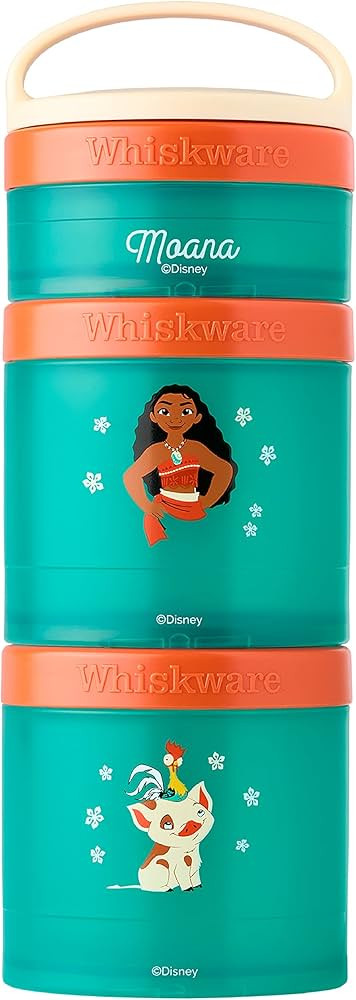 Whiskware Container Stackable Snack, Polypropylene, 2 1/3 Cup, Moana | Amazon (US)