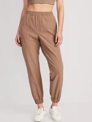 High-Waisted All-Seasons StretchTech Water-Repellent Jogger Pants for Women | Old Navy (US)