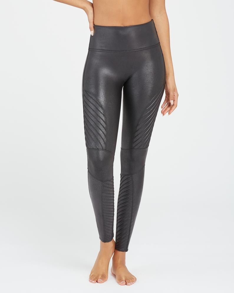 Faux Leather Moto Leggings | Spanx