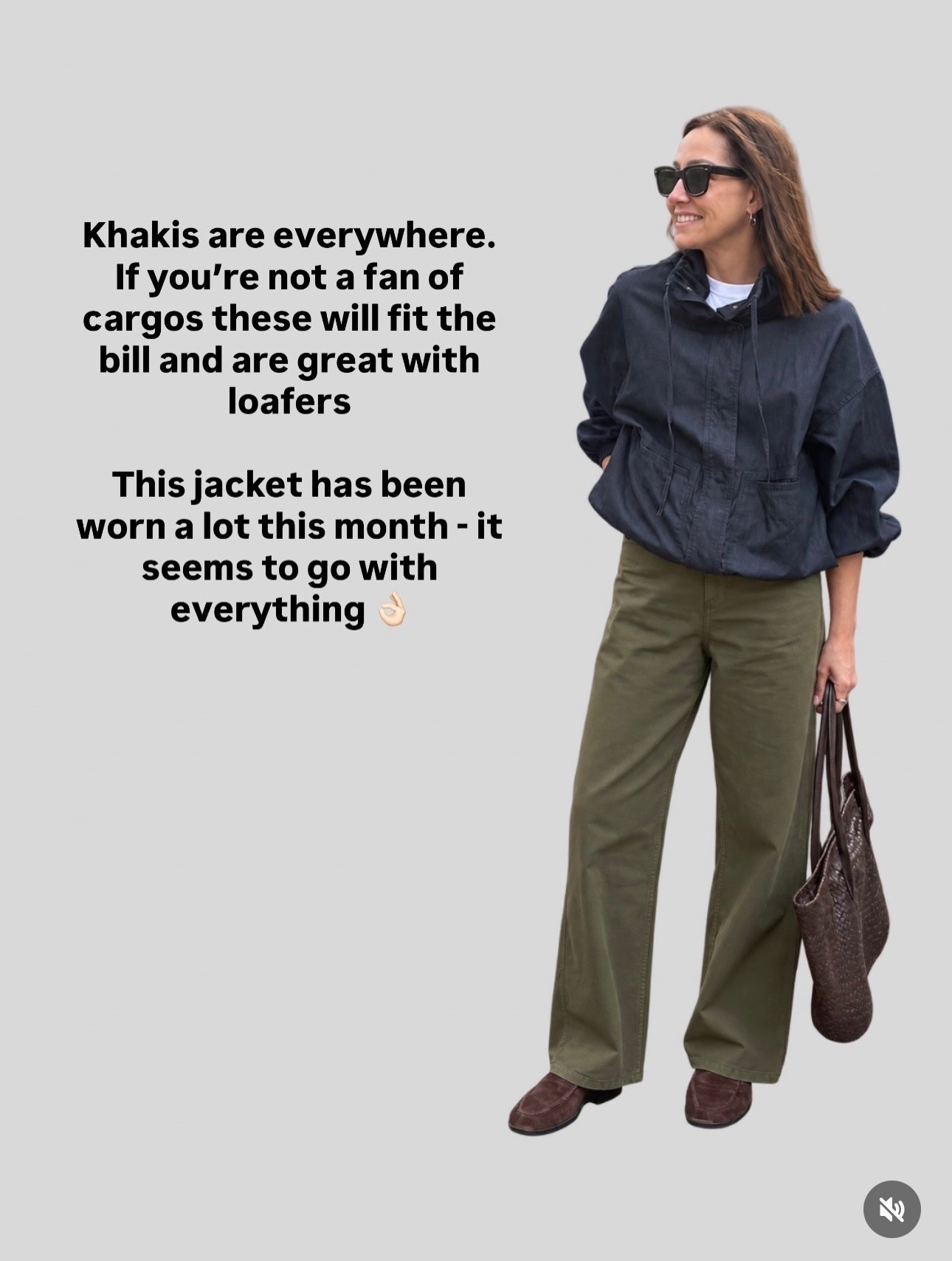 Khakis are everywhere but if cargoes aren’t your thing, these are for you. There are straight leg chino style and perfect for wearing with boots and loafers. I’m wearing them with this jacket that I seem to be reaching for constantly at the moment.
I wear a 36 in the trousers and a medium jacket

#LTKautumn #LTKover50style #LTKstyletip