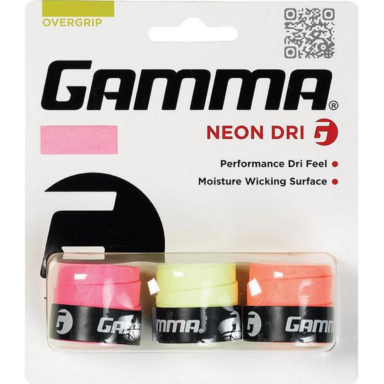 Gamma Neon Dri Tennis Overgrip 3-Pack | Academy Sports + Outdoors