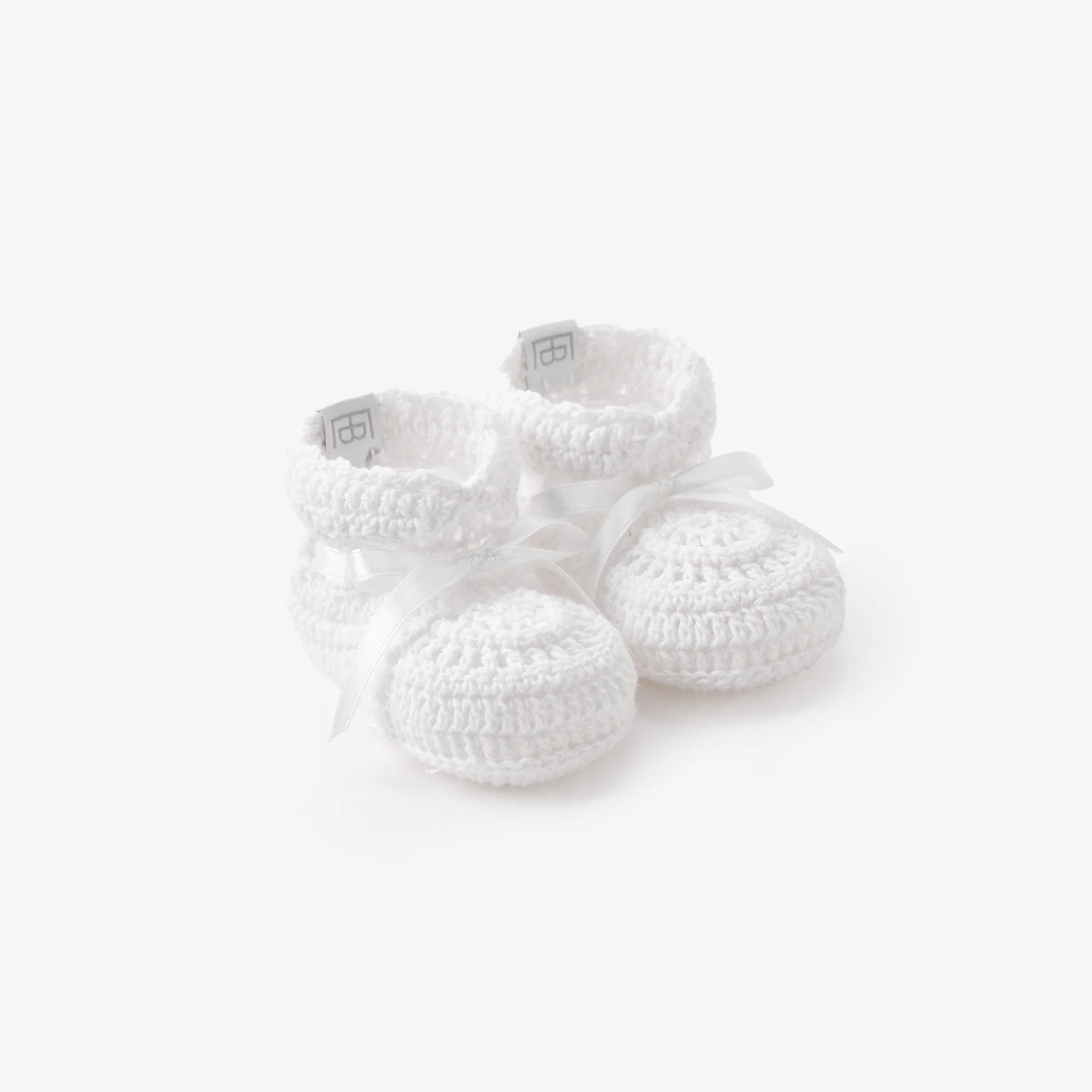 Christening Hand Crocheted Baby Booties | Elegant Baby