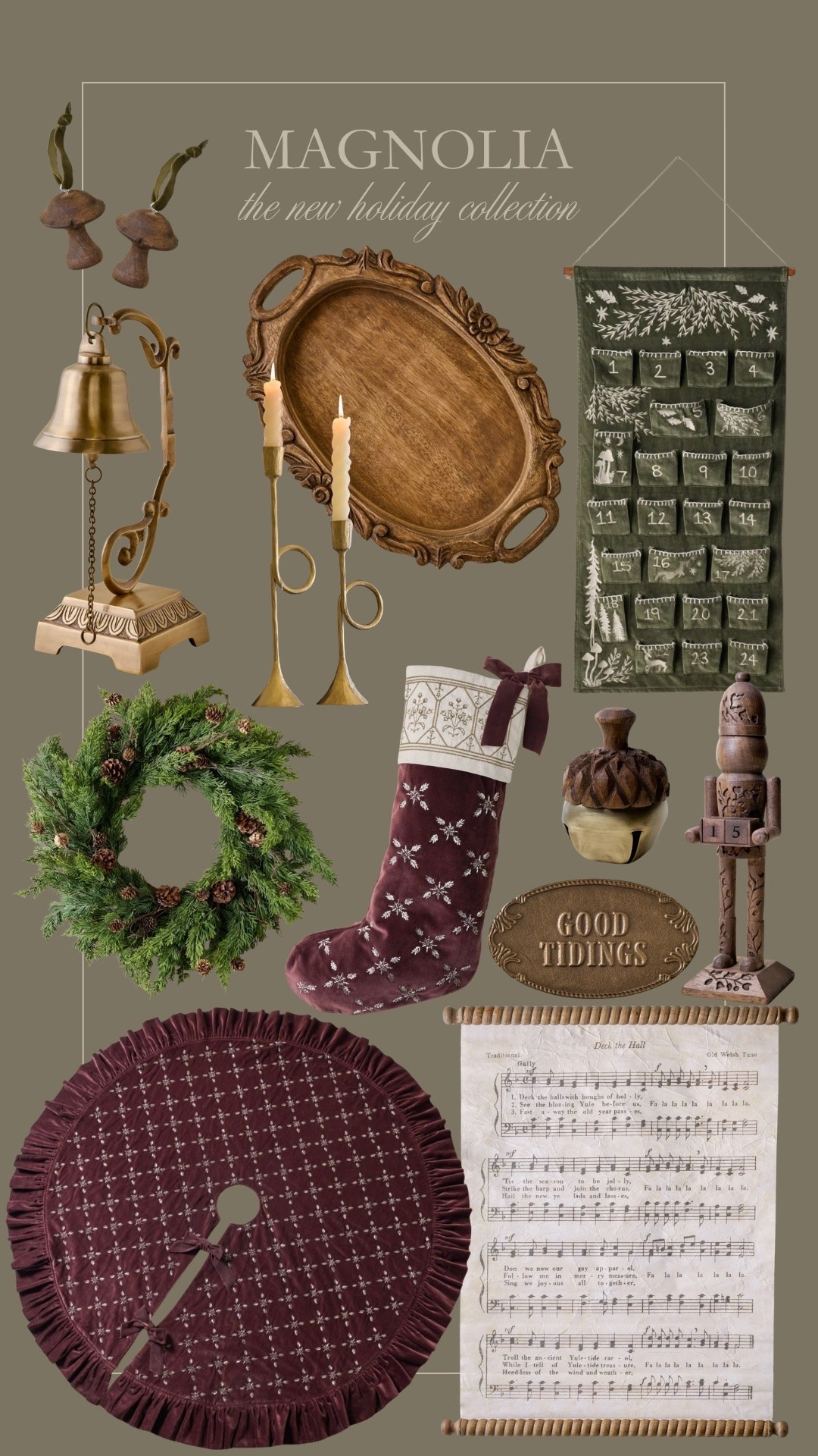 Magnolia just released their holiday collection for this year, and I’m loving the pretty tones! So many festive decor pieces that will look stunning in our home ❤️

#LTKHome #LTKSeasonal