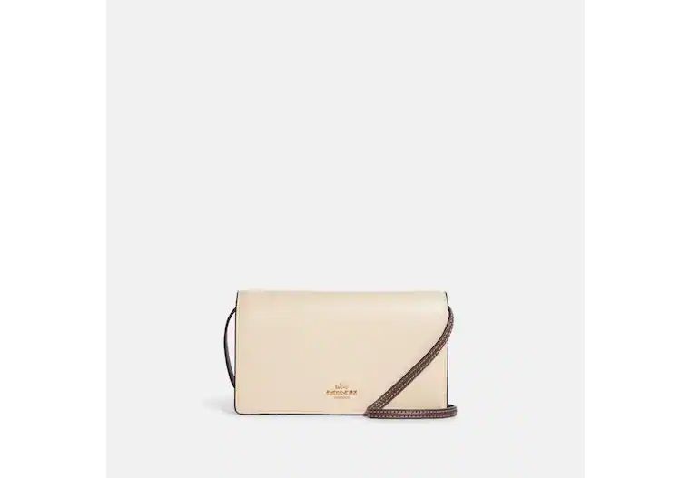 Anna Foldover Clutch Crossbody In Colorblock | Coach Outlet