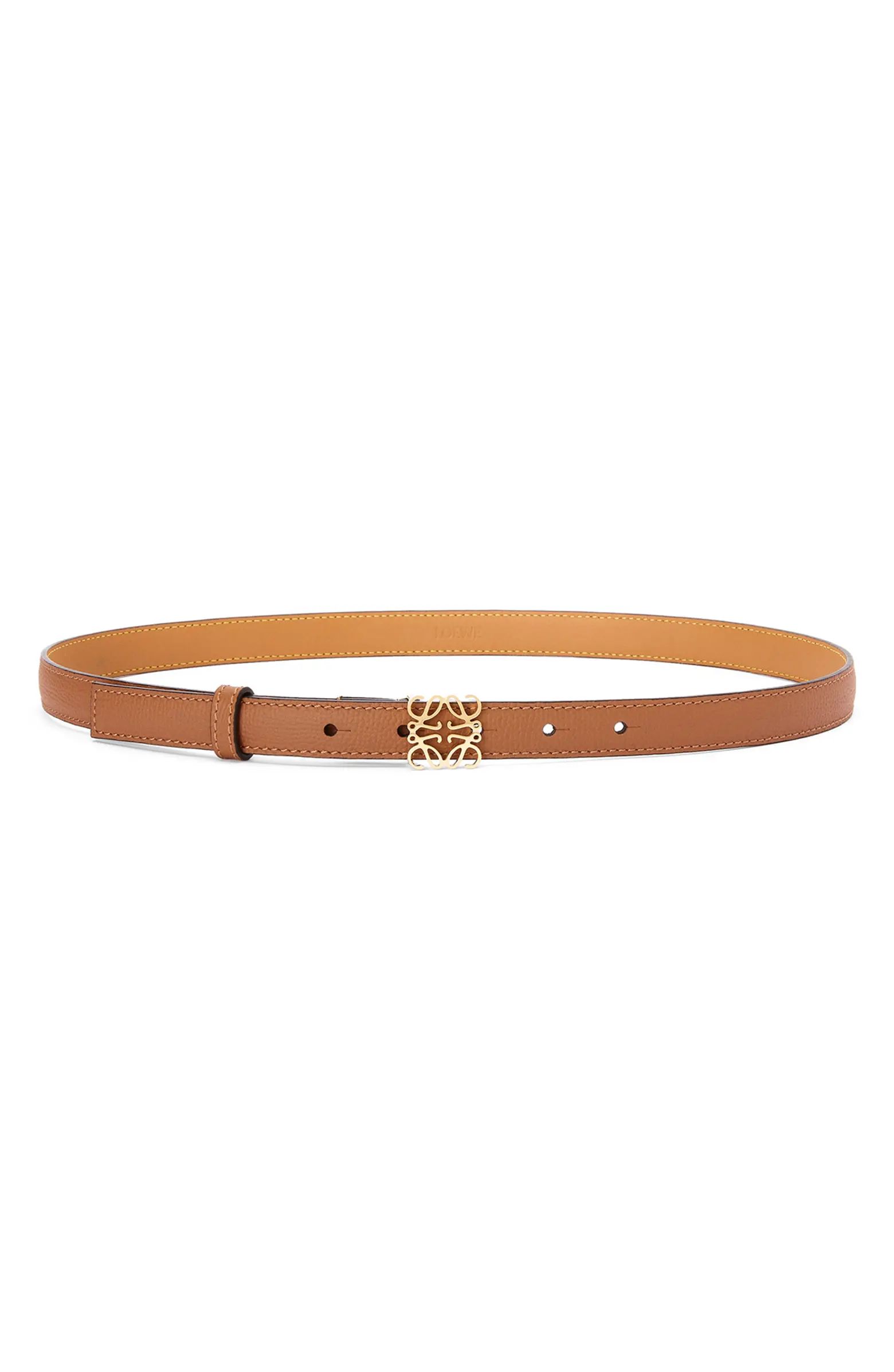 Anagram Buckle Leather Belt | Nordstrom