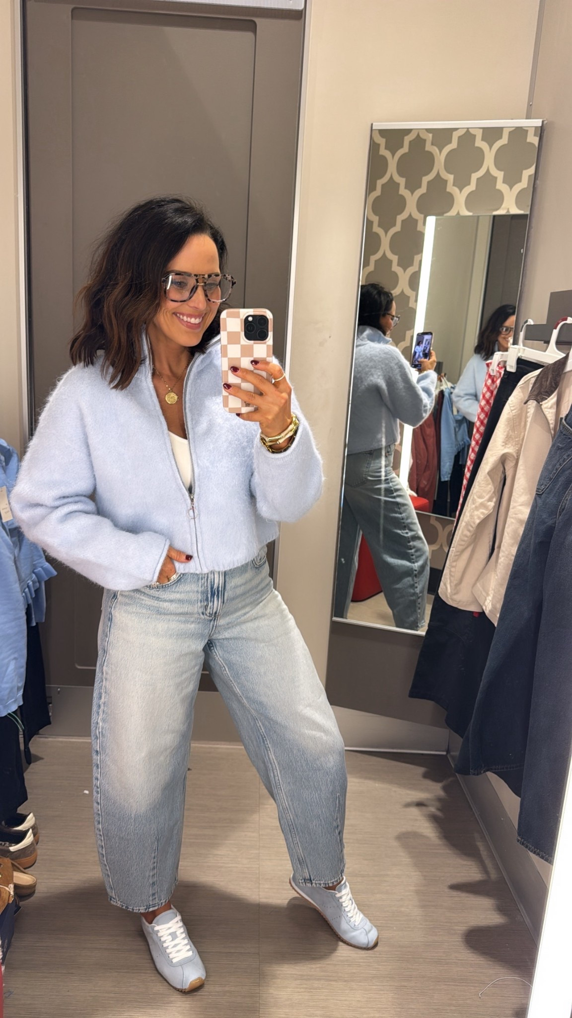 This full zip cardigan from Target is so cute! I think this color is perfect for transitioning from winter to spring. 

Zip up, Cardigan sweater, Light blue sweater, Pullover, Winter to spring, Fashion finds, Target haul, Target cardigan, VintagePickinsStyle 

#LTKootd #LTKmomlife #LTKSeasonal