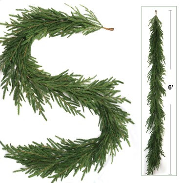 6' Real Touch Frasier Garland - Lifelike Evergreen Christmas Garland for Mantles, Doorways & Stai... | Michaels Stores