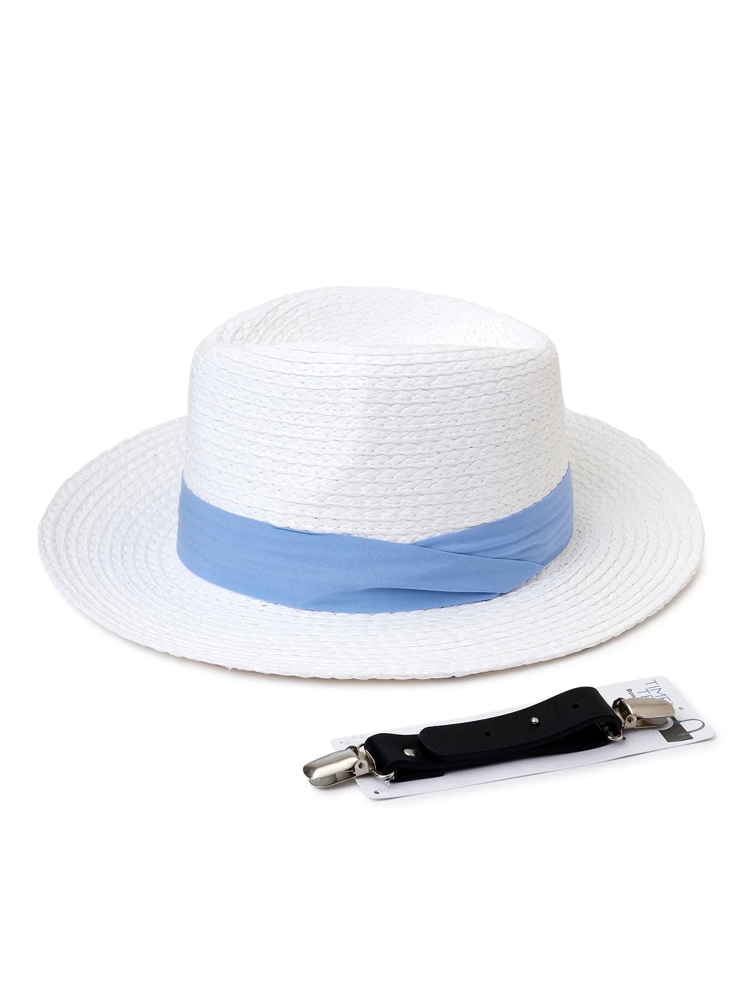 Time and Tru Women's Panama Hat with Clip | Walmart (US)