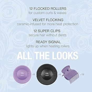 Conair Jumbo and Super Jumbo Ceramic Hot Rollers, Bonus Super Clips Included (Amazon Exclusive) | Amazon (US)