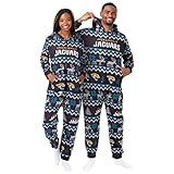Jacksonville Jaguars NFL Mens Ugly Pattern One Piece Pajamas - M | Amazon (US)
