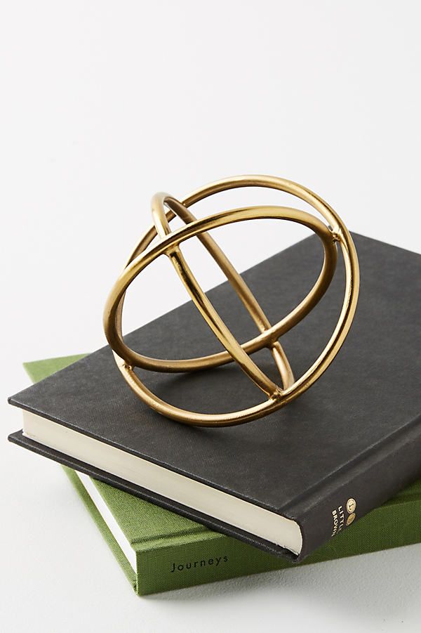 Spherical Decorative Object By Anthropologie in Gold | Anthropologie (US)