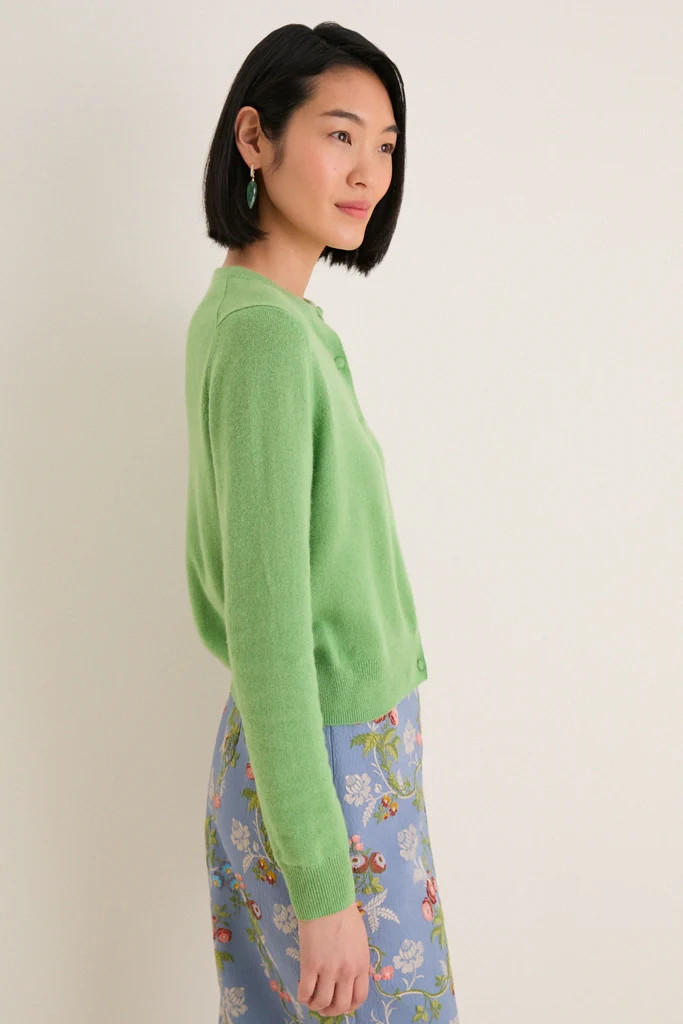 Pistachio Cashmere Riley Cardigan | Tuckernuck (US)