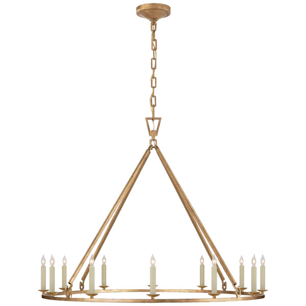 Darlana 12 - Light Dimmable Wagon Wheel Chandelier | Wayfair North America