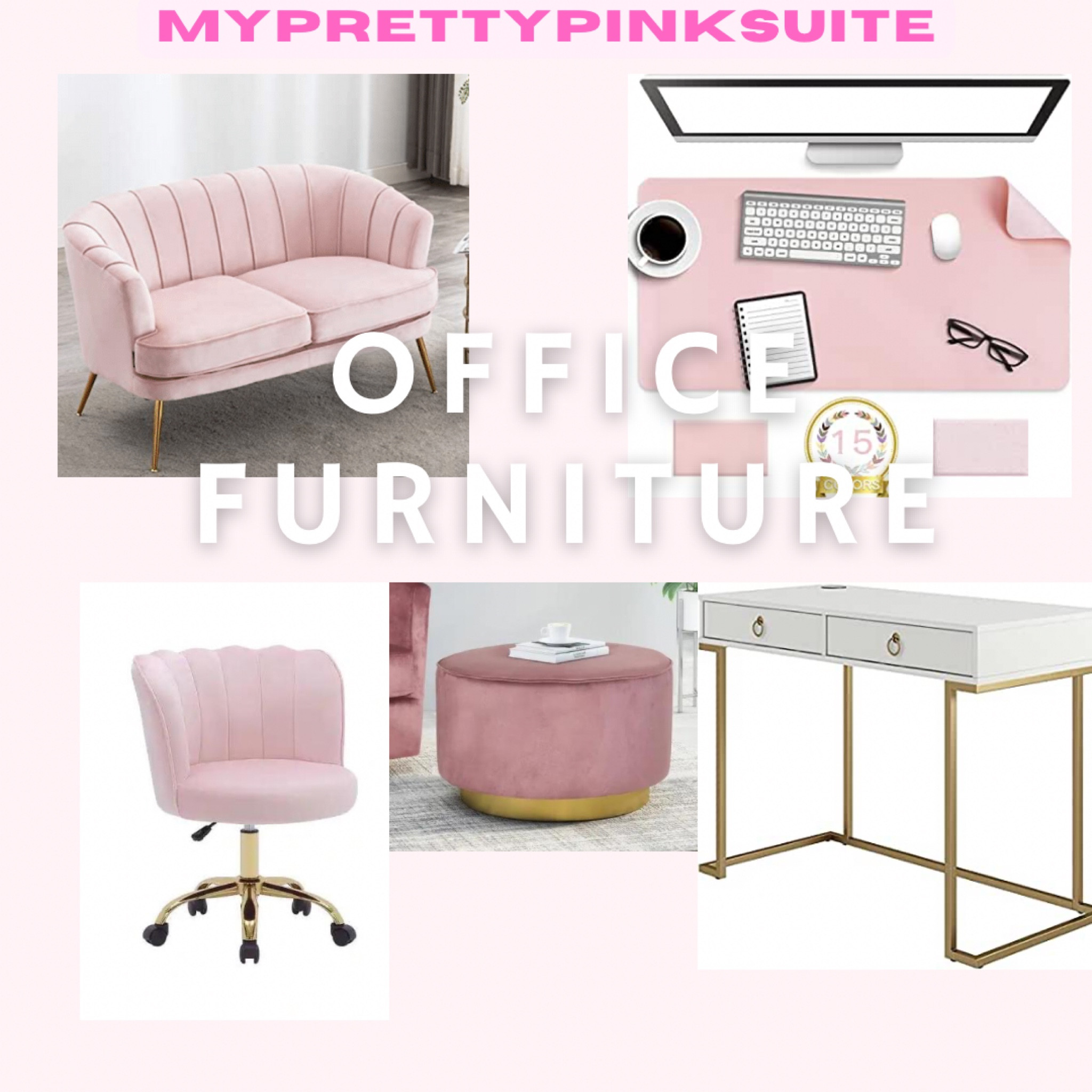 PINK OFFICE FURNITURE 

Here’s MY Pretty Pink Suite’s office furniture 

#LTKhome