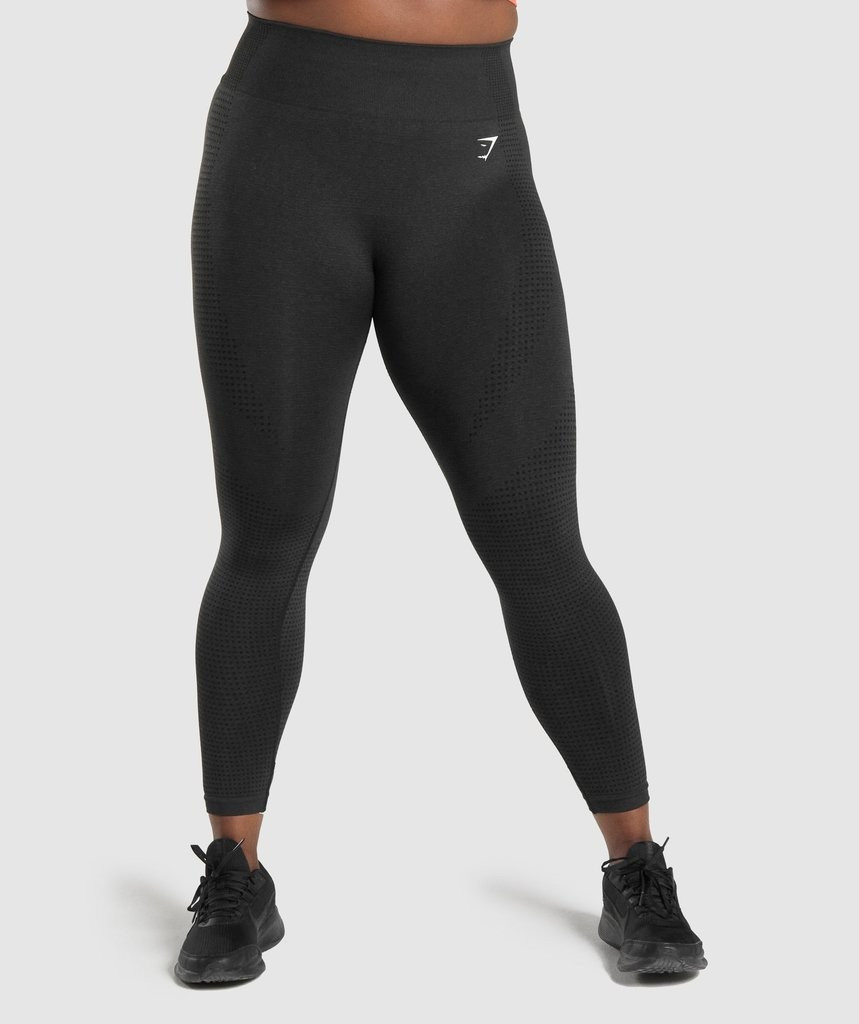 Gymshark Vital Seamless 2.0 Leggings - Black Marl | Gymshark (Global)