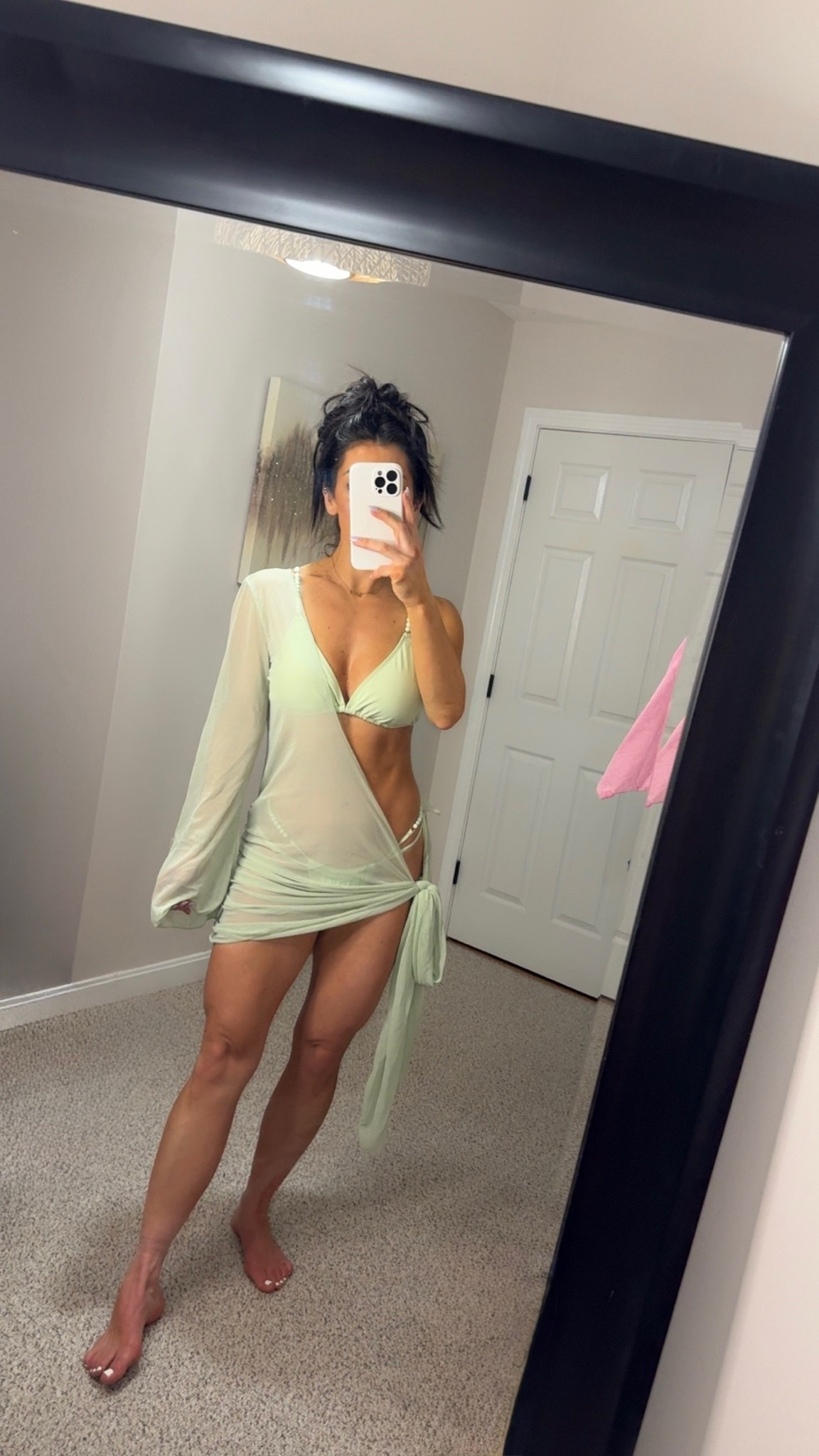 Swimsuit season is almost upon us! Green bikini & coverup set 💚

#LTKootd #LTKSwim #LTKSeasonal