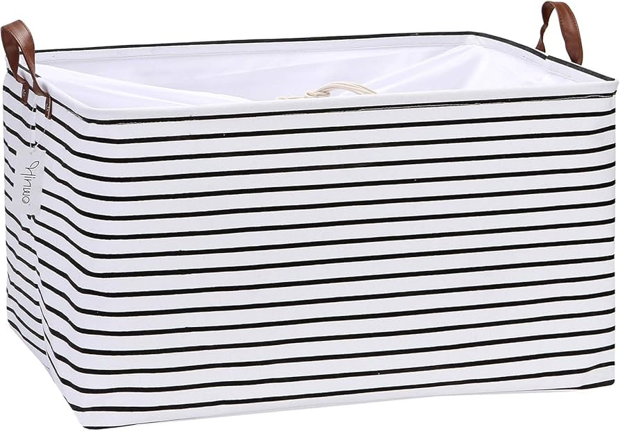 Hinwo 70L Extra Large Storage Bins, Closet Organizers and Storage, Foldable Clothes Storage Baske... | Amazon (US)