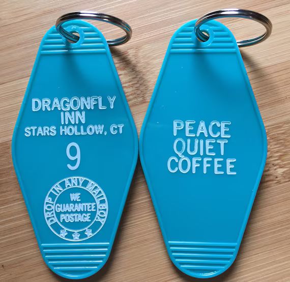 GILMORE GIRLS inspired Dragon Fly Inn keytag | Etsy | Etsy (US)