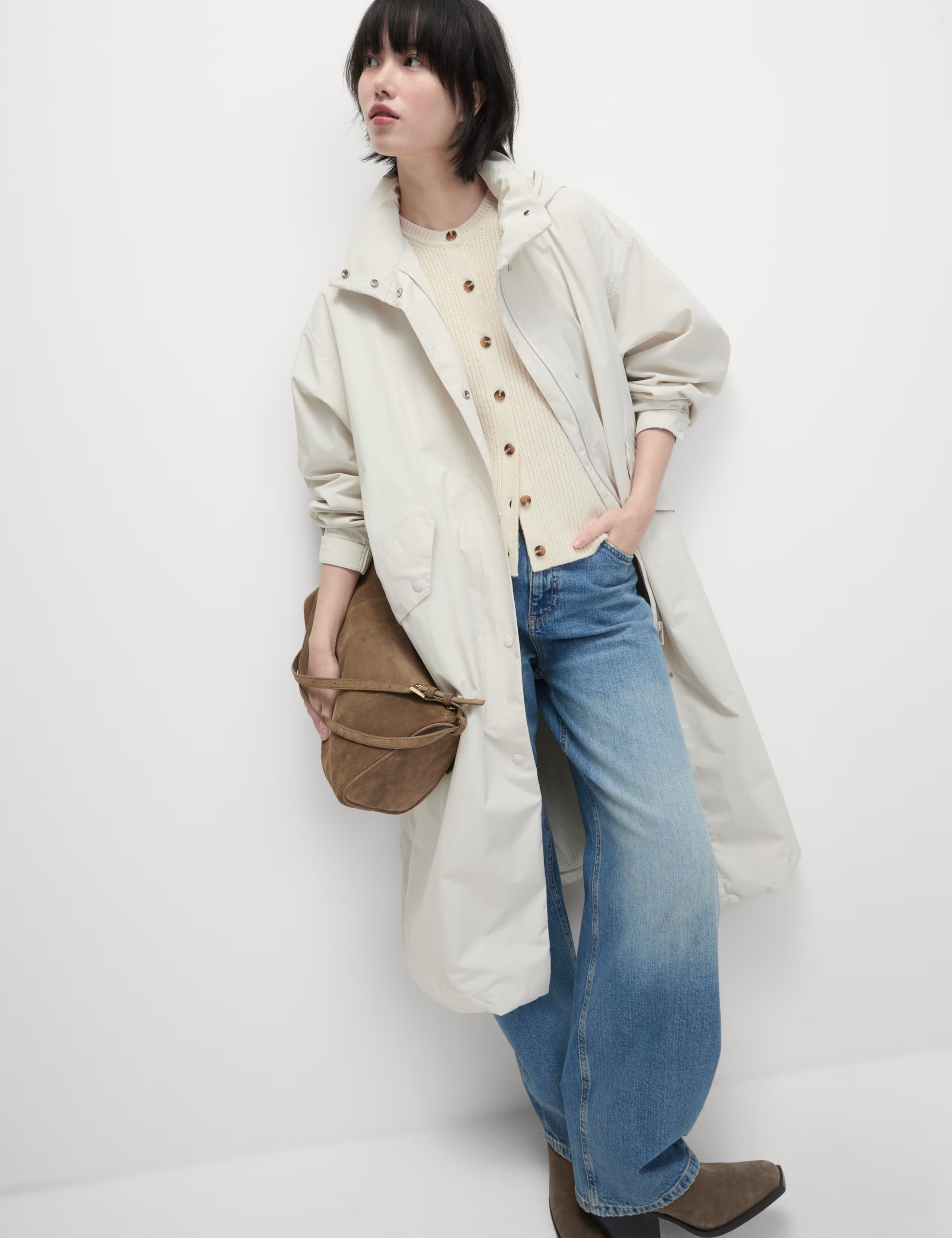 Waterproof Oversized  Longline Parka Coat | Marks & Spencer (UK)