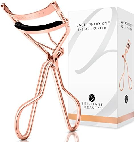 Brilliant Beauty Eyelash Curler with Satin Bag & Refill Pads - Award Winning - No Pinching, Just ... | Amazon (US)
