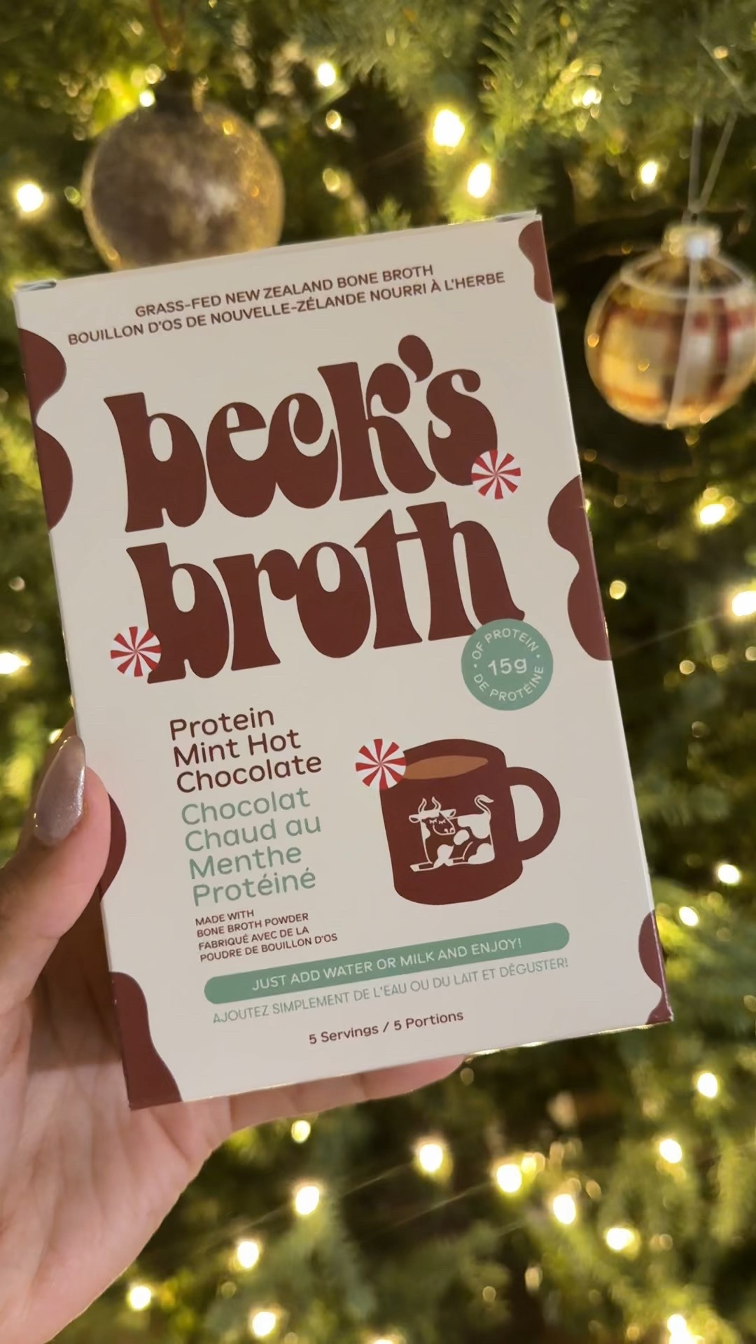 Becks bone broth, hot chocolate mint flavor! 

#LTKwinter #LTKcanada #LTKsale