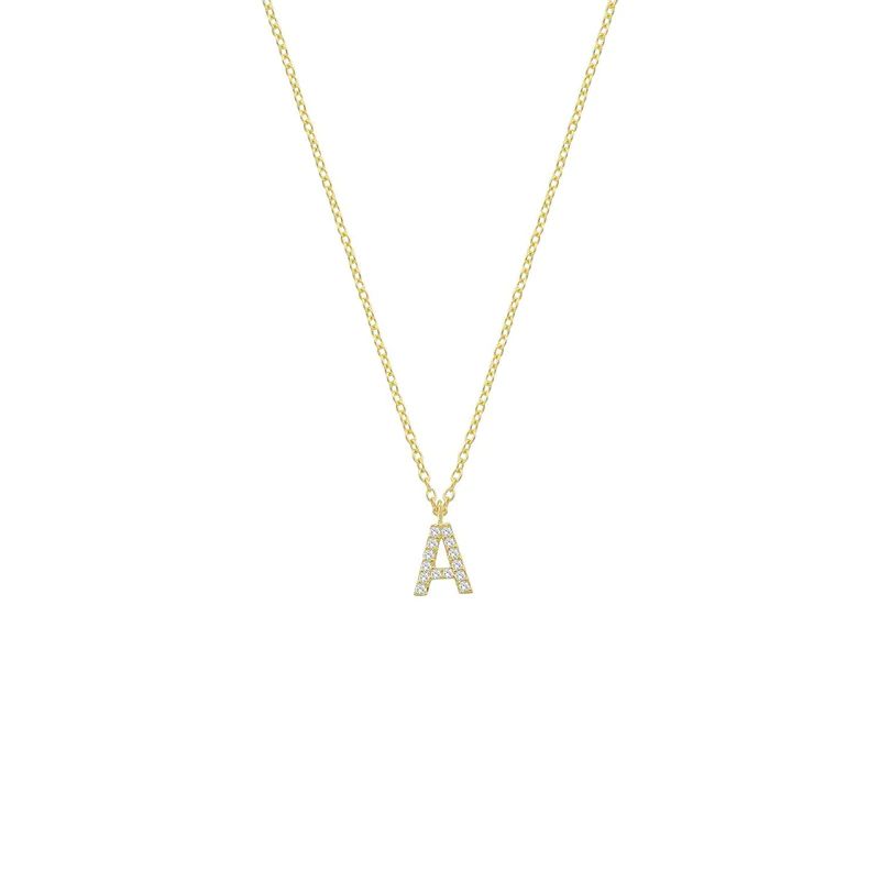 Classic Initial Necklaces | The Sis Kiss