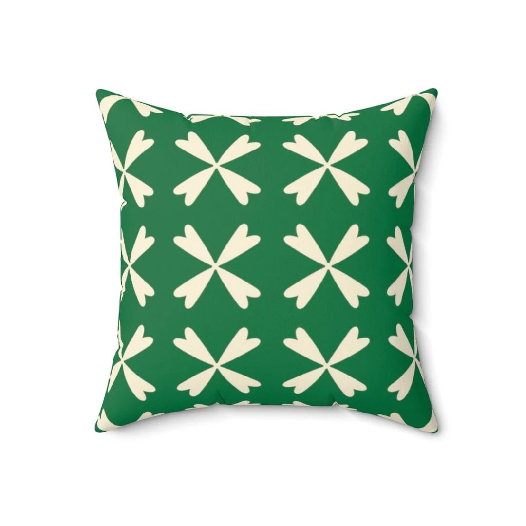 Irish Gifts, Irish Kelly Green  Pillow, Spun Polyester Square Pillow | Etsy (US)