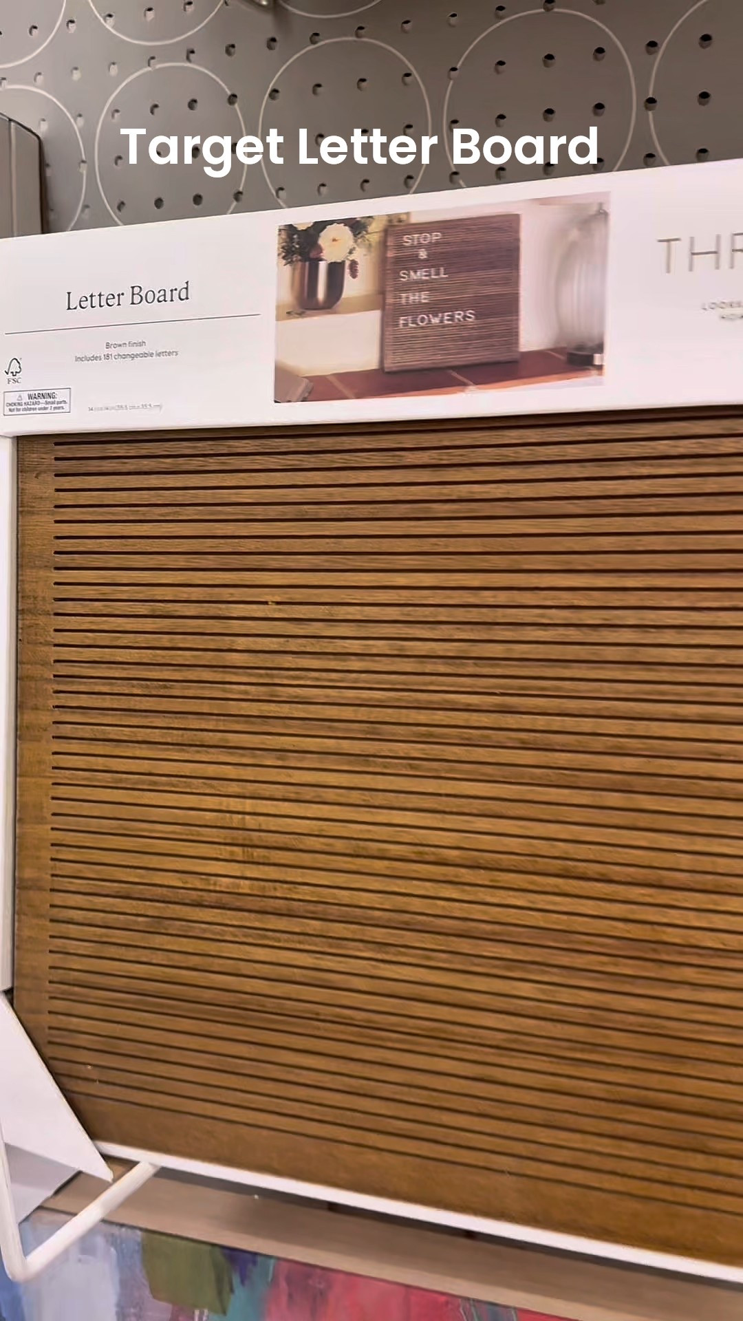 The cutest letter board from Target! 🎯

#LTKSaleAlert #LTKHome #LTKFindsUnder50