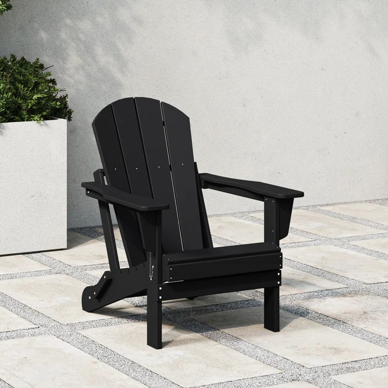 Shawnna Weather-Resistant Foldable Outdoor Adirondack Chair | Wayfair North America