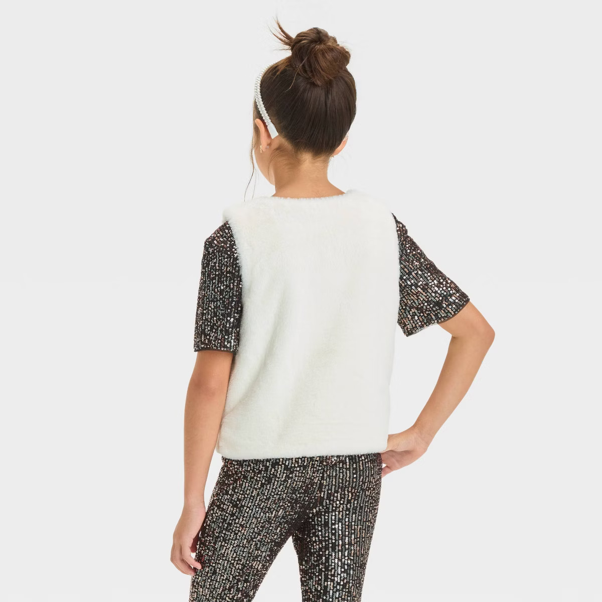 Girls' Faux Fur Vest - Cat & Jack™ | Target