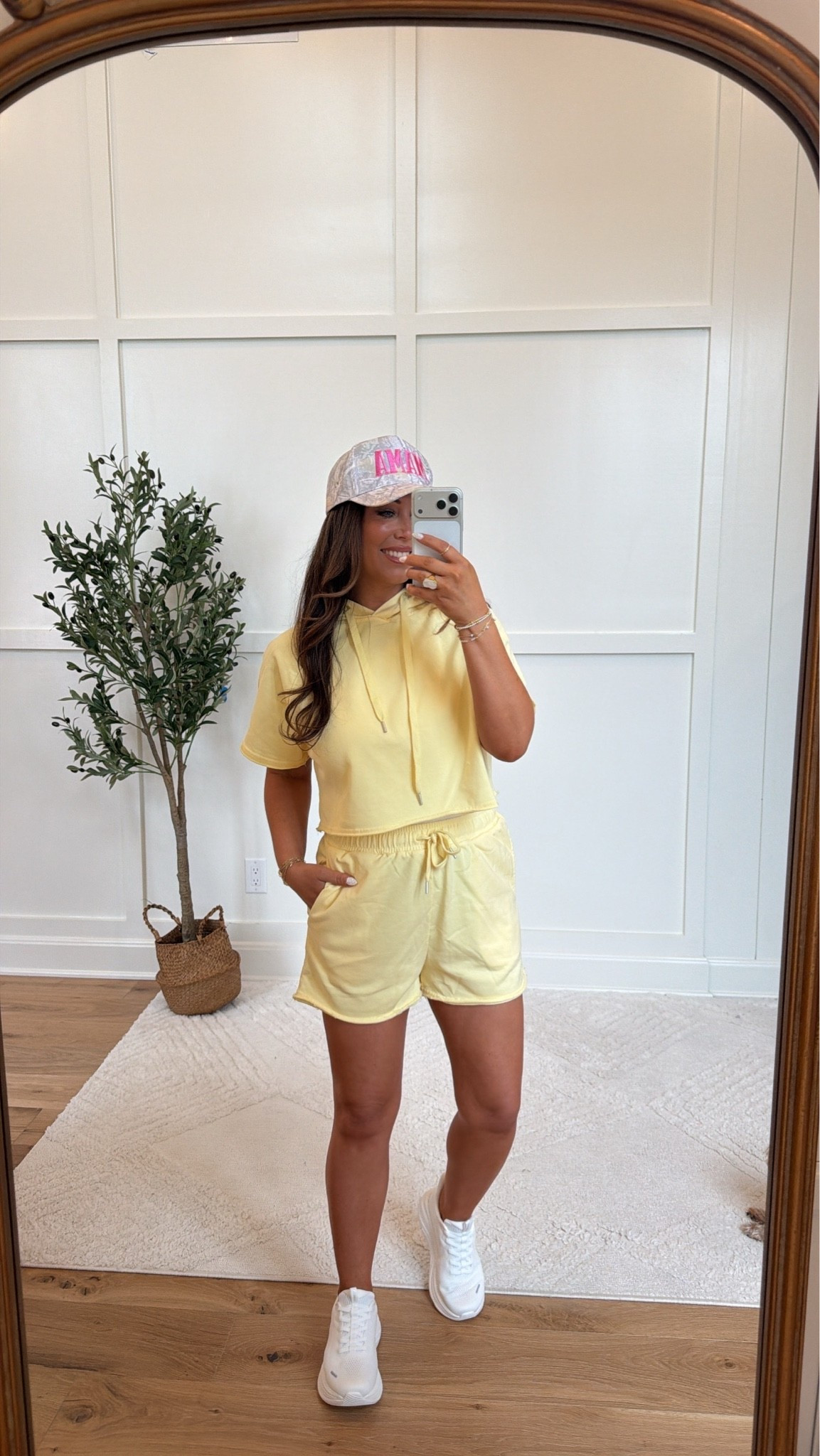 Pink lily huge memorial Day sale! 
This butter yellow color… I don’t even need to say it. We’re all obsessed and there’s a reason why🔥

Use code NINA for 25% regular price items

I am 5’4” 148 pounds wearing a size small in both pieces

#LTKmomlife #LTKootd #LTKdayinmylife