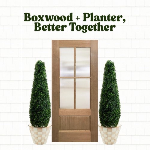 Whimsy meets curb appeal 🌿✨ This playful MacKenzie-Childs planter paired with a lush faux boxwood topiary is the easiest way to add charm to your front door—zero watering required. Linked the look! #LTKhome #frontporchstyle

#LTKHome #LTKStyleTip #LTKSeasonal
