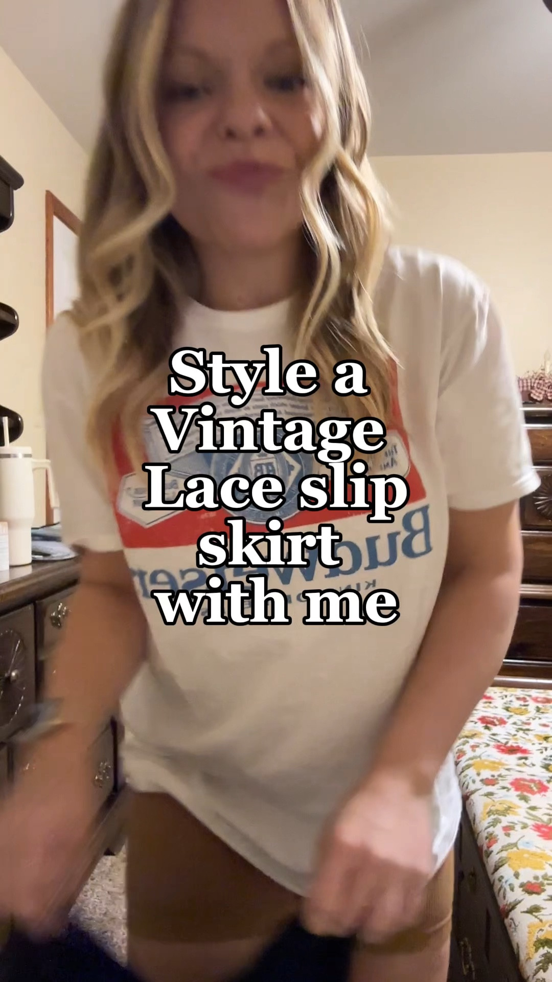 I thrifted this lace slip skirt a few years ago and I absolutely love the free people lace skirt trend so I wanted to see if it would work with other options! Because the FP one is sold out!! How do you like this layered look? This made a great Thanksgiving Outfit! 

#LTKSeasonal #LTKHoliday