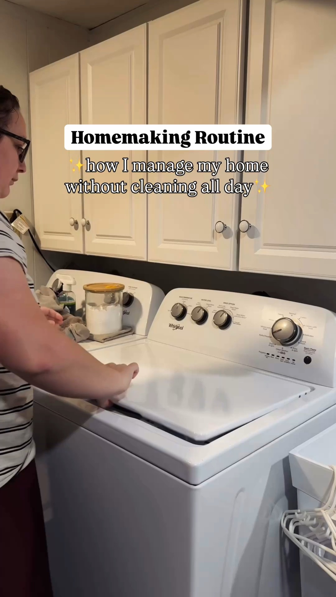What is the one area of homemaking that has you feeling overwhelmed this week?

Sweeper: @sharkhome 
Cleaning Products: @trulyfreehome & @cleanwithpinkstuff 
Shower Scrubby: @scrubdaddy 
.
.
.
.
#christianhomemaker #cleaningvlog #lizwengerd #cleaningroutine #homemakingroutine 

#LTKdayinmylife #LTKvlog #LTKmomlife