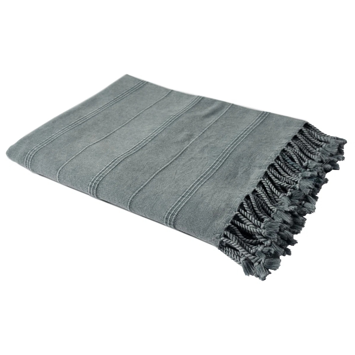 Dafina 100% Turkish Cotton Striped Throw | Wayfair North America