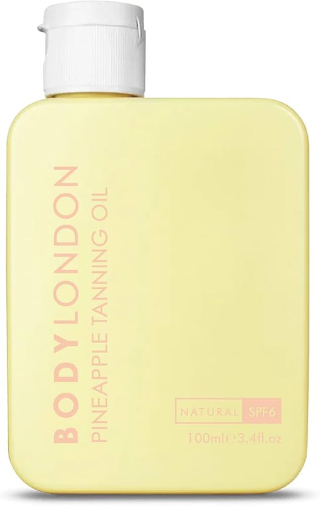 BODY LONDON Spf 6 PINEAPPLE TANING Oil (100ml) | Amazon (US)