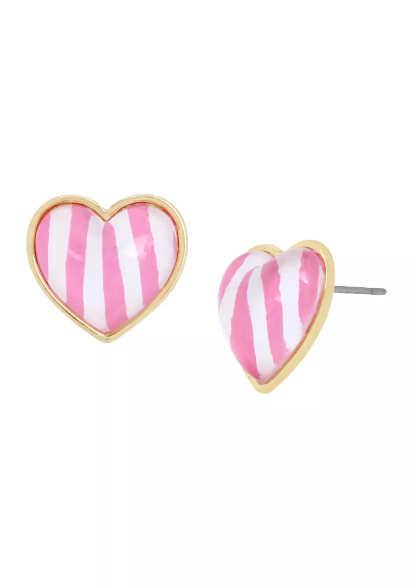 Heart Stud Earrings | Belk