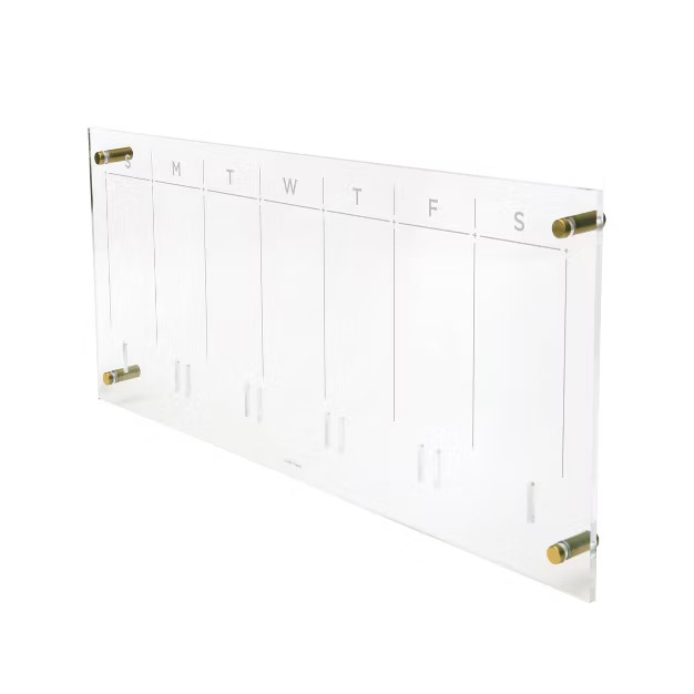 RUSSELL + HAZEL Acrylic Weekly Wall Calendar | Target