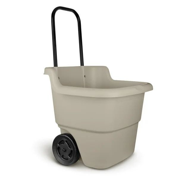 Suncast Resin Rolling Lawn and Utility Cart with Retractable Handle - Walmart.com | Walmart (US)