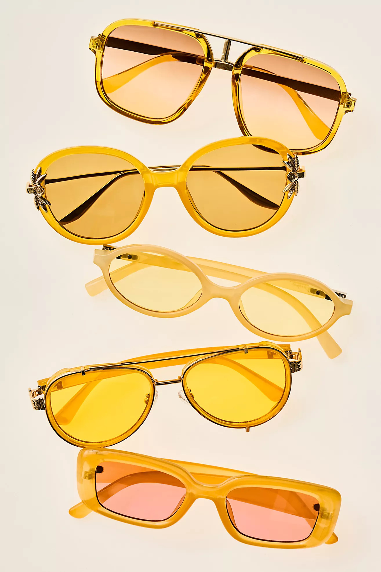 Wesley Oversized Aviator Sunglasses | Free People (Global - UK&FR Excluded)
