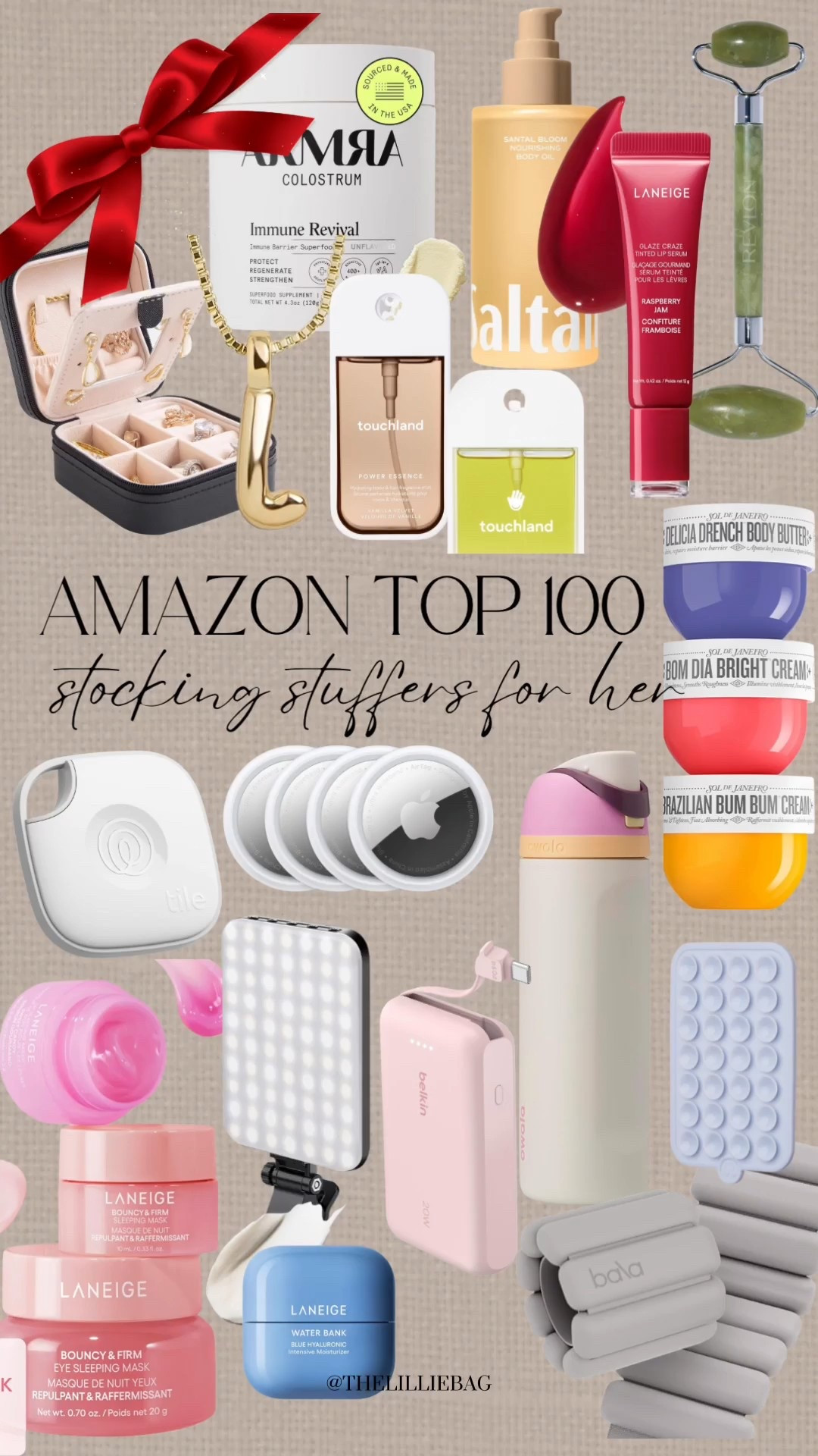 Amazon top 100 stocking stuffers for her! 

Gift guide. Stocking stuffers. Stocking stuffers for her. 

#LTKCyberWeek #LTKGiftGuide #LTKHoliday