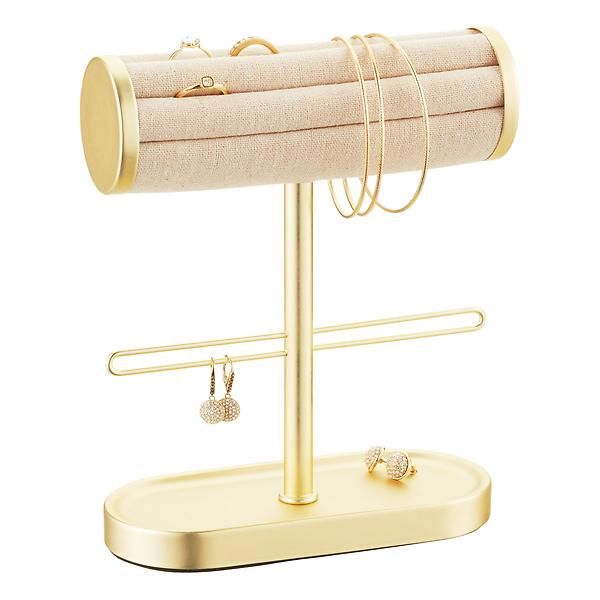 Umbra Gold Circa Bracelet & Ring Holder | The Container Store
