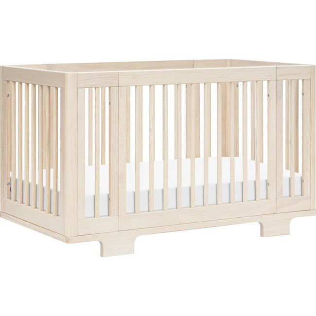 Babyletto | Yuzu 8-In-1 Convertible Crib w/ All-Stages Conversion Kits, Washed Natural (Beige) | Maisonette | Maisonette