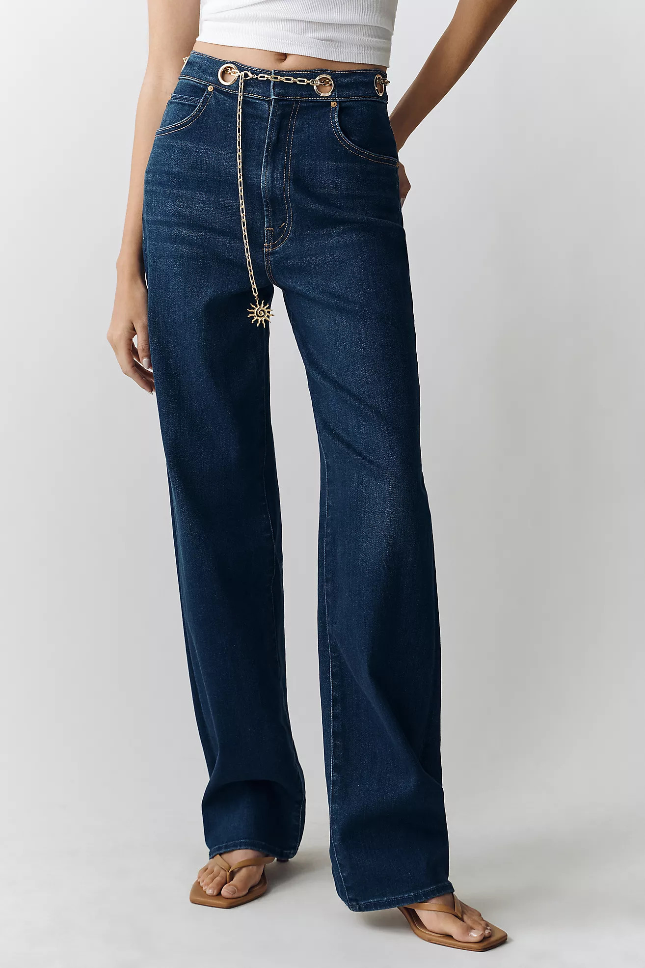MOTHER Tunnel Vision Low-Rise Straight Jeans | Anthropologie (US)